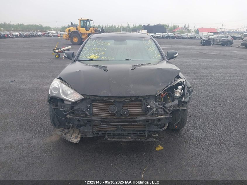 2013 Hyundai Genesis 3.8 Gt VIN: KMHHU6KJ7DU085574 Lot: 12325145X