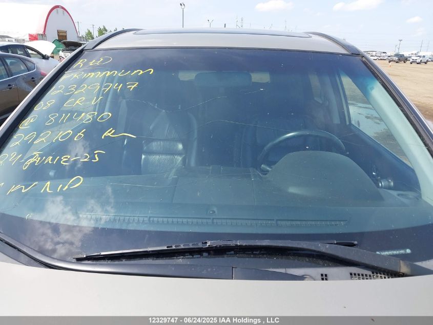 2008 Honda Cr-V Ex-L VIN: 5J6RE48798L811480 Lot: 12329747