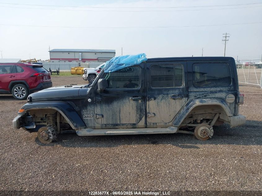 2020 Jeep Wrangler Unlimited Sahara VIN: 1C4HJXEN2LW177227 Lot: 12283577X
