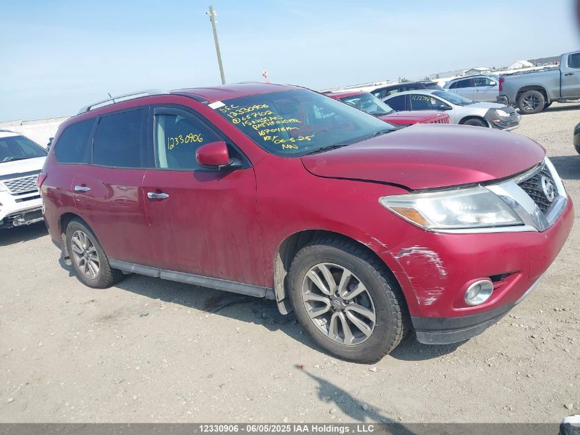 2015 Nissan Pathfinder Sv VIN: 5N1AR2MM6FC657102 Lot: 12330906