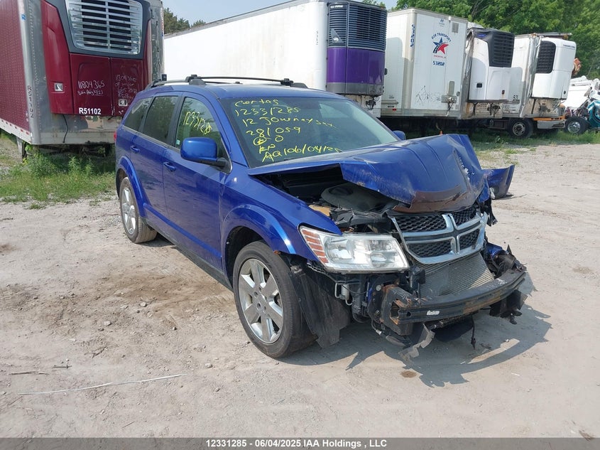 3C4PDCCG4CT281059 2012 Dodge Journey Sxt auction photo 1