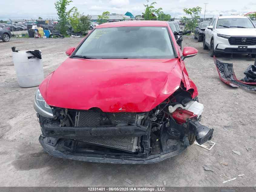 2021 Volkswagen Golf VIN: 3VWG57AU2MM014198 Lot: 12331401