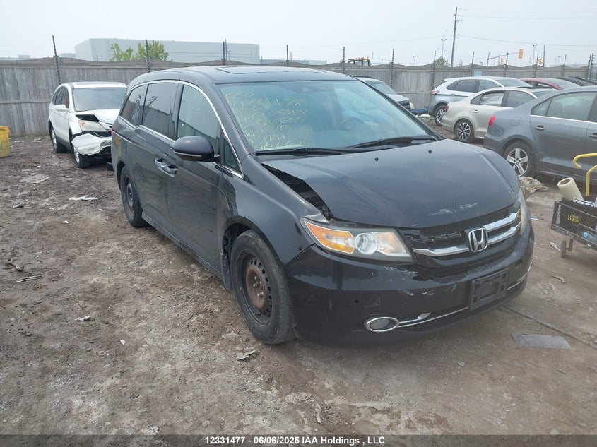 5FNRL5H93EB506655 2014 Honda Odyssey Touring auction photo 1