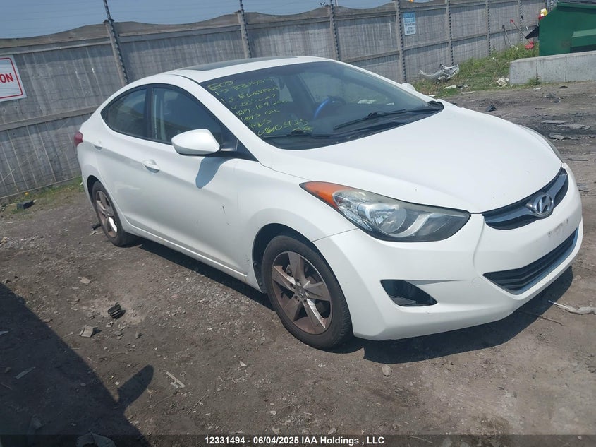 5NPDH4AEXCH085027 2012 Hyundai Elantra Gls auction photo 1