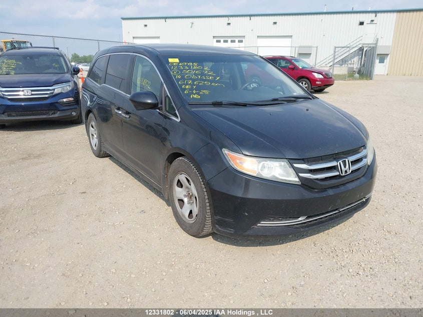 5FNRL5H45EB501672 2014 Honda Odyssey Ex auction photo 1