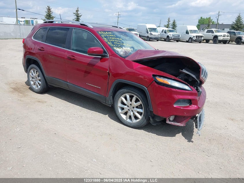 1C4PJMDS3GW377704 2016 Jeep Cherokee Limited auction photo 1