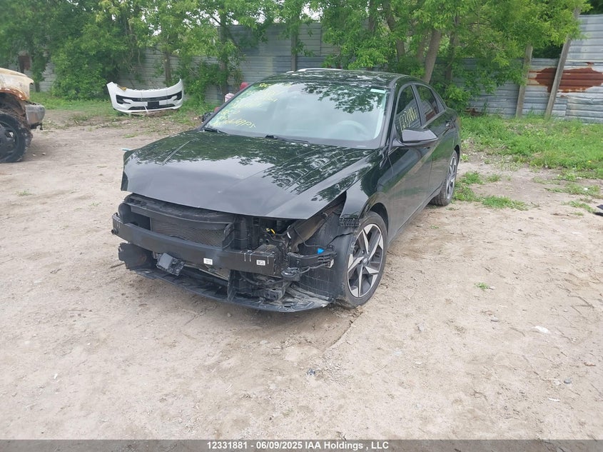 Vin: kmhln4ag1nu316469, lot: 2704697, hyundai elantra ultimate ivt with tech package with two-tone interior 20222