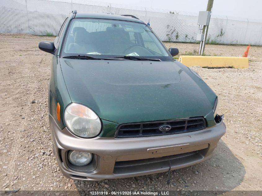2003 Subaru Impreza Outback Sport VIN: JF1GG68513H807779 Lot: 12331919