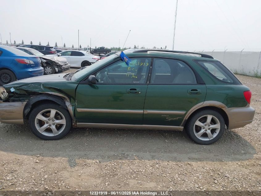 2003 Subaru Impreza Outback Sport VIN: JF1GG68513H807779 Lot: 12331919