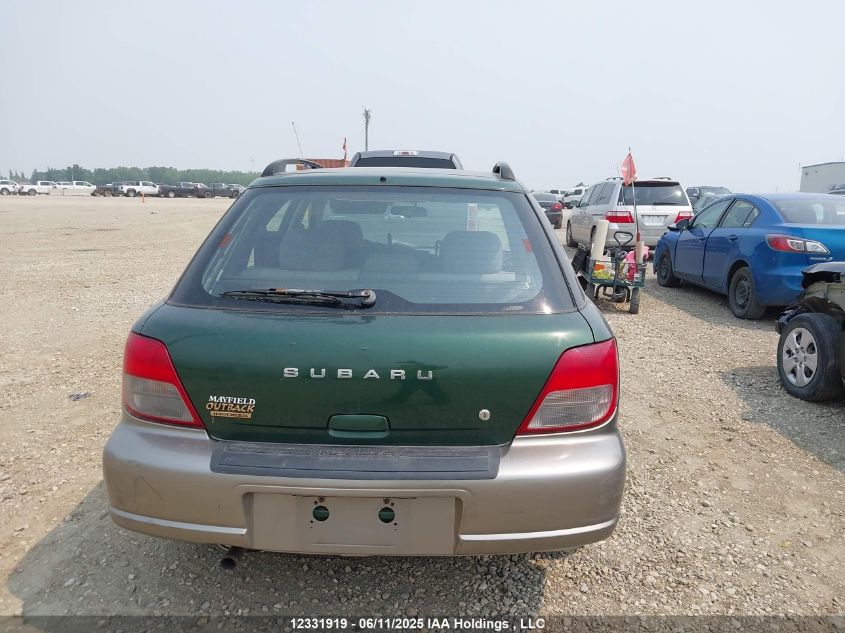 2003 Subaru Impreza Outback Sport VIN: JF1GG68513H807779 Lot: 12331919