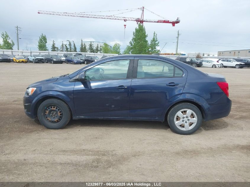 2015 Chevrolet Sonic Ls Auto VIN: 1G1JA5SH5F4125183 Lot: 12329877X