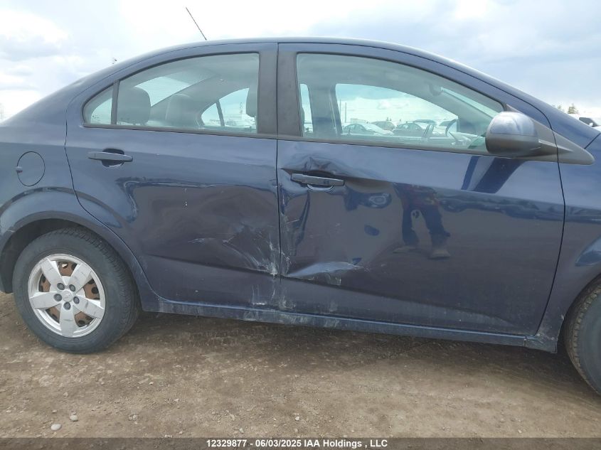 2015 Chevrolet Sonic Ls Auto VIN: 1G1JA5SH5F4125183 Lot: 12329877X