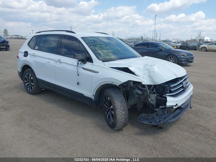 3VV0B7AX7NM032397 2022 Volkswagen Tiguan S auction photo 1