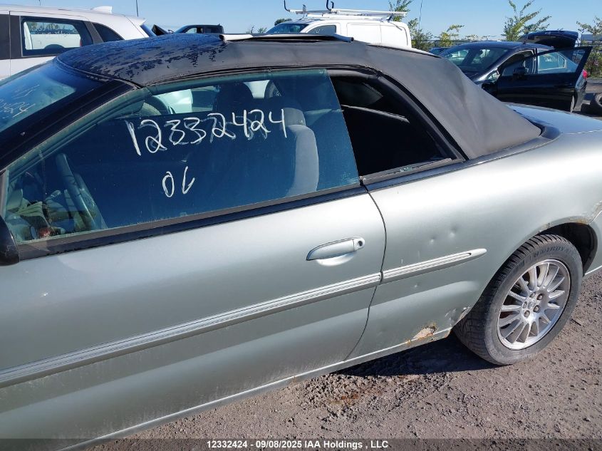 2006 Chrysler Sebring VIN: 1C3EL45R46N255326 Lot: 12332424