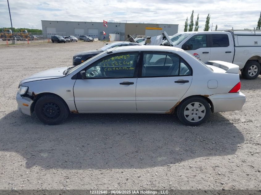 2003 Mitsubishi Lancer Es VIN: JA3AJ16E53U606531 Lot: 12332640