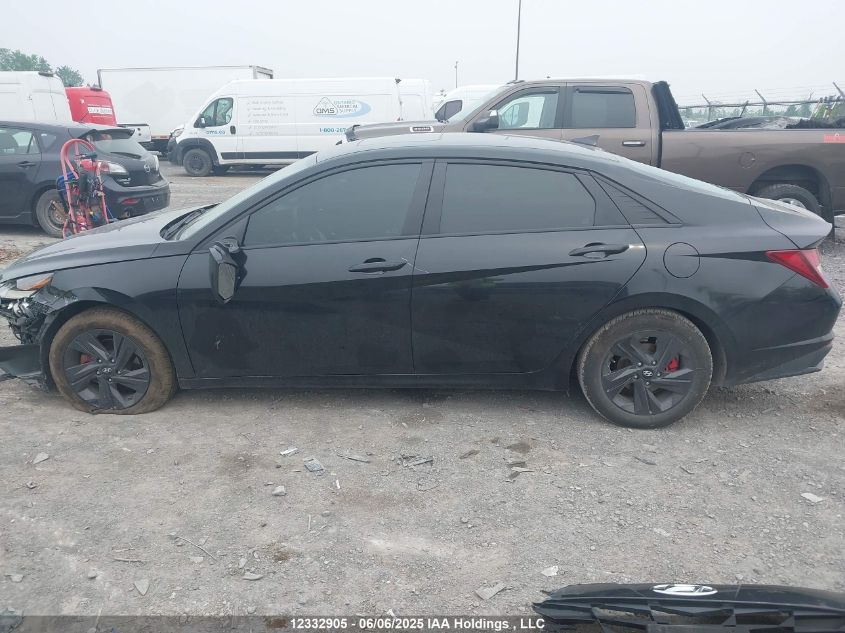 2022 Hyundai Elantra Sel VIN: KMHLM4AG2NU225956 Lot: 12332905