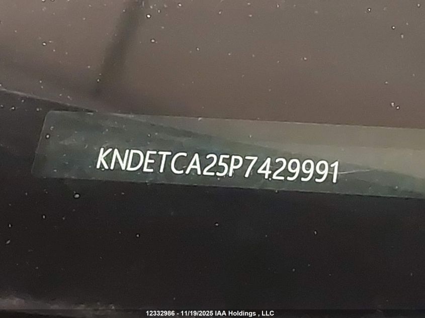 2023 Kia Seltos VIN: KNDETCA25P7429991 Lot: 12332986