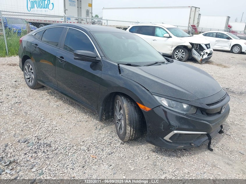 2HGFC2F73LH002957 2020 Honda Civic Ex 4Dr auction photo 1