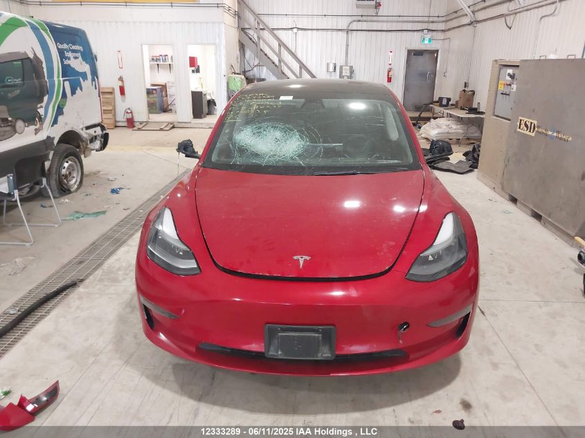 2022 Tesla Model 3 VIN: 5YJ3E1EB3NF235001 Lot: 12333289
