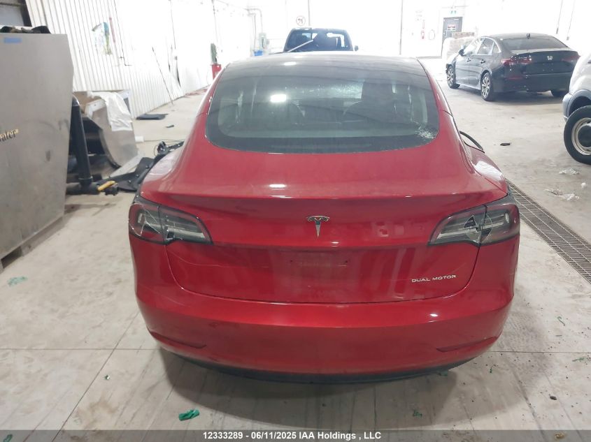 2022 Tesla Model 3 VIN: 5YJ3E1EB3NF235001 Lot: 12333289
