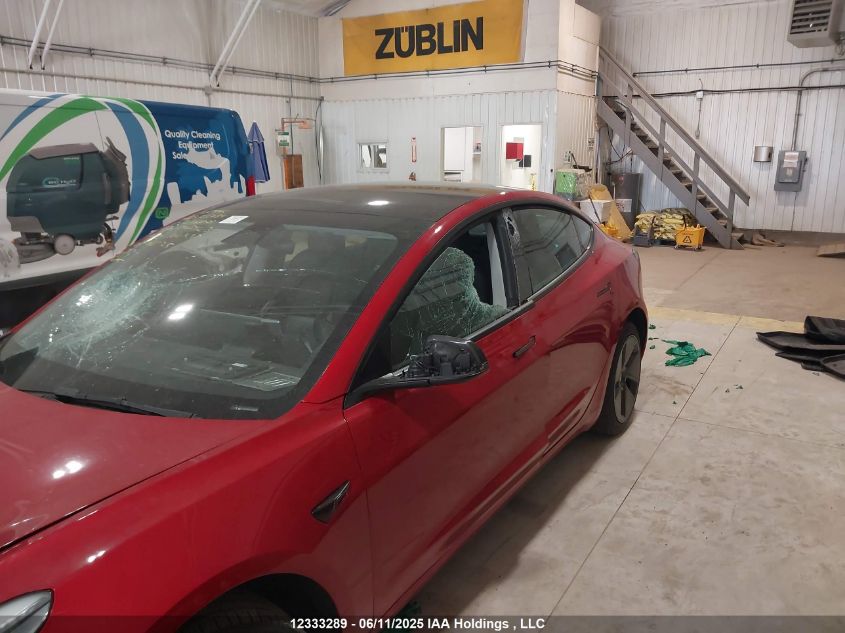 2022 Tesla Model 3 VIN: 5YJ3E1EB3NF235001 Lot: 12333289