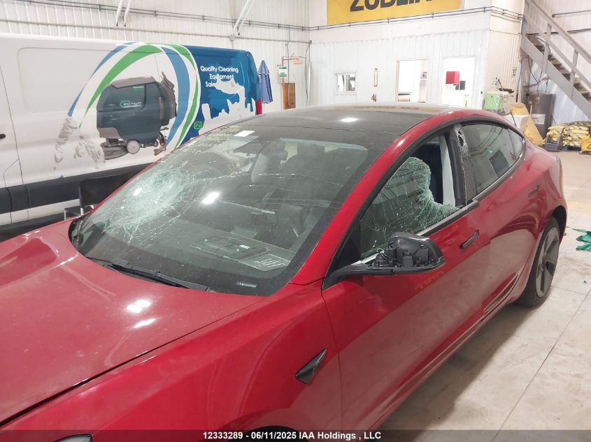 2022 Tesla Model 3 VIN: 5YJ3E1EB3NF235001 Lot: 12333289