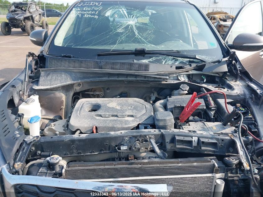 2019 Kia Sorento 2.4L Ex VIN: 5XYPHDA32KG600507 Lot: 12333343