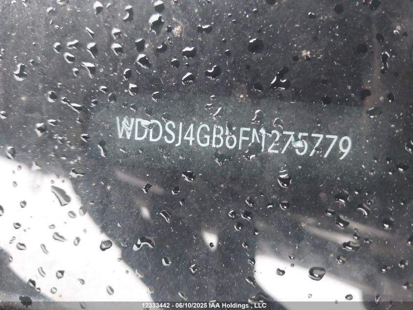 2015 Mercedes-Benz Cla 250 4Matic VIN: WDDSJ4GB6FN275779 Lot: 12333442