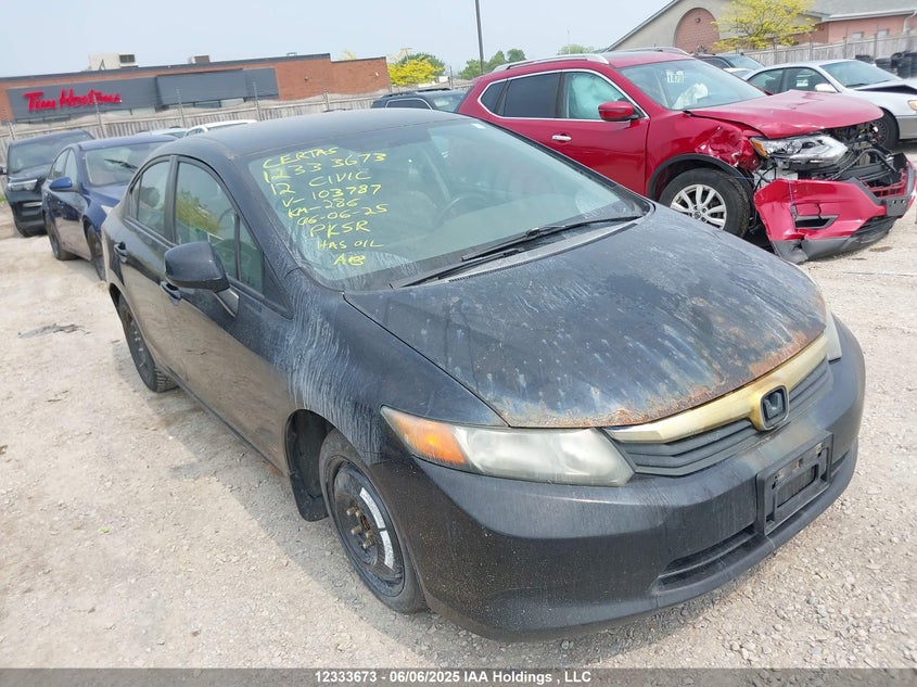 2HGFB2F44CH103787 2012 Honda Civic Lx auction photo 1