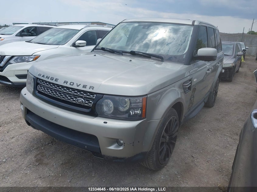 2013 Land Rover Range Rover Sport, Rear, IAAI, VIN SALSK2D4XDA791450 — photo 2