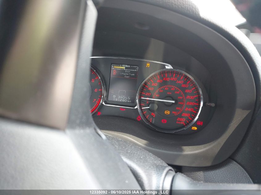 2016 Subaru Wrx Sport Package/Sport-Tech Package VIN: JF1VA1G67G9818971 Lot: 12335092