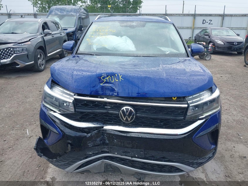 2024 Volkswagen Taos Se VIN: 3VVUX7B2XRM095585 Lot: 12335270