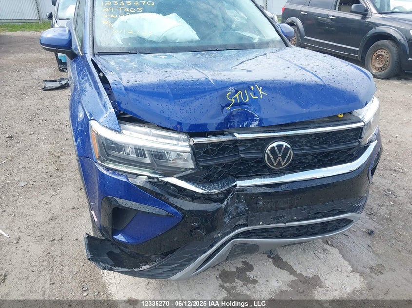 2024 Volkswagen Taos Se VIN: 3VVUX7B2XRM095585 Lot: 12335270