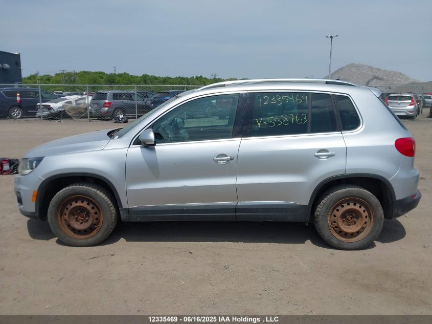 2014 Volkswagen Tiguan Sel VIN: WVGBV3AX2EW558763 Lot: 12335469