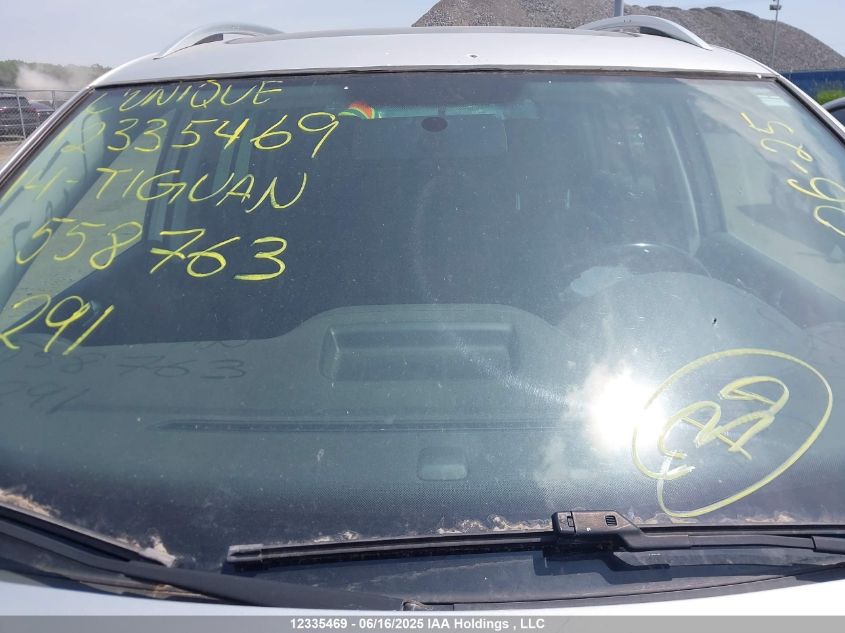 2014 Volkswagen Tiguan Sel VIN: WVGBV3AX2EW558763 Lot: 12335469