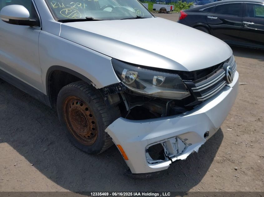 2014 Volkswagen Tiguan Sel VIN: WVGBV3AX2EW558763 Lot: 12335469