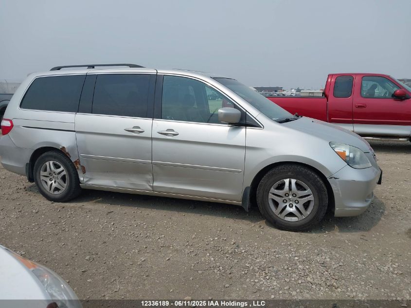 2007 Honda Odyssey Exl VIN: 5FNRL38667B440566 Lot: 12336189