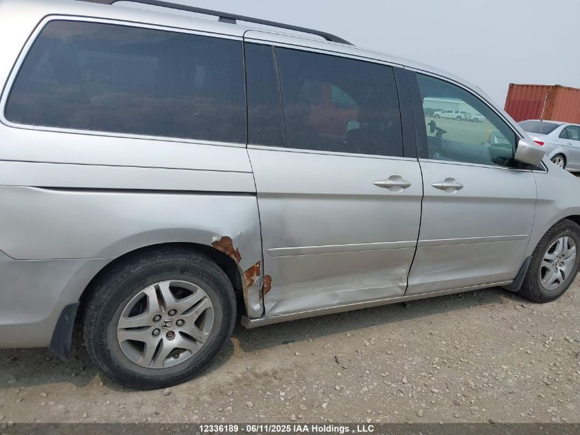 2007 Honda Odyssey Exl VIN: 5FNRL38667B440566 Lot: 12336189