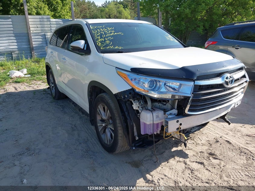 5TDBKRFH7ES029374 2014 Toyota Highlander Le auction photo 1