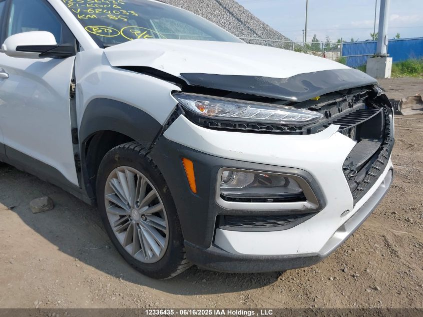 2021 Hyundai Kona VIN: KM8K22AAXMU624033 Lot: 12336435