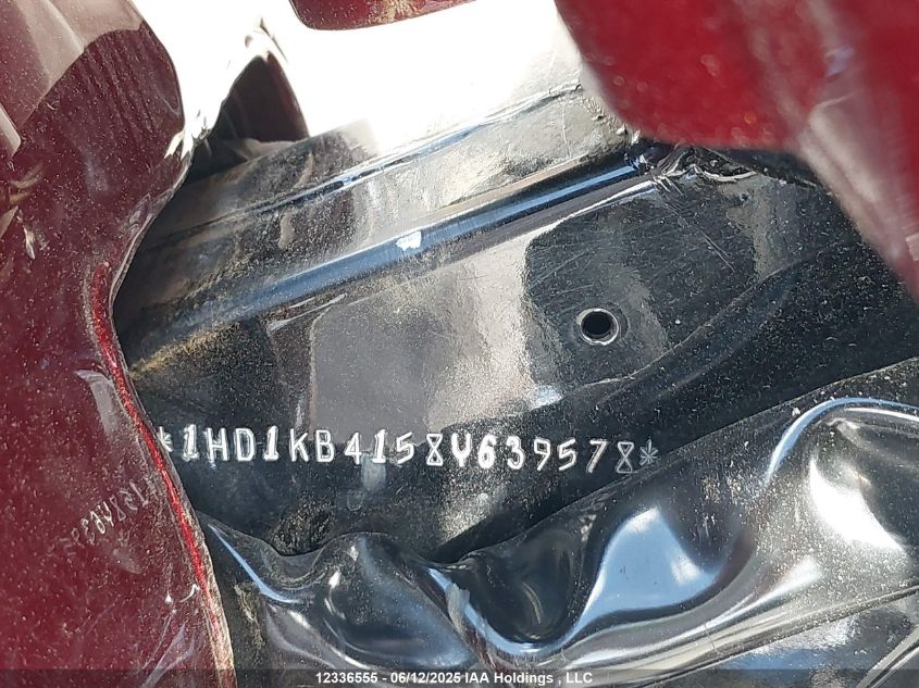 2008 Harley-Davidson Flhx VIN: 1HD1KB4158Y639578 Lot: 12336555