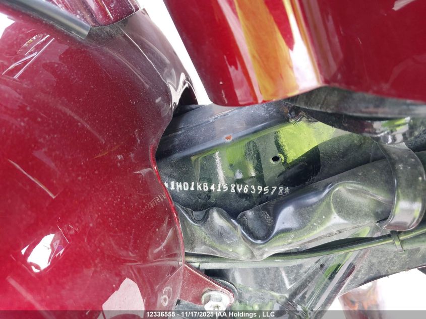 2008 Harley-Davidson Flhx VIN: 1HD1KB4158Y639578 Lot: 12336555