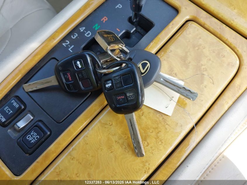 2002 Lexus Sc 430 VIN: JTHFN48Y920012307 Lot: 12337283