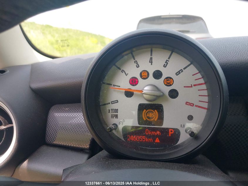 2011 Mini Cooper S VIN: WMWSV3C58BTY12504 Lot: 12337661