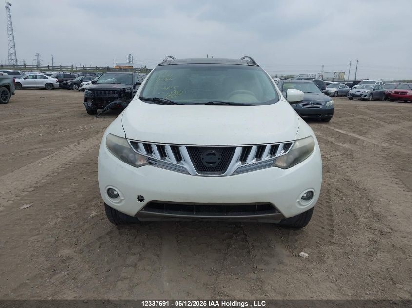 2009 Nissan Murano S/Sl/Le VIN: JN8AZ18W99W152561 Lot: 12337691