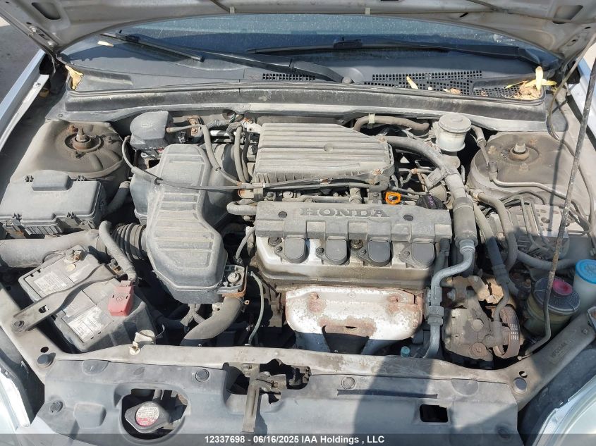 2003 Honda Civic Lx VIN: 2HGES16673H930397 Lot: 12337698