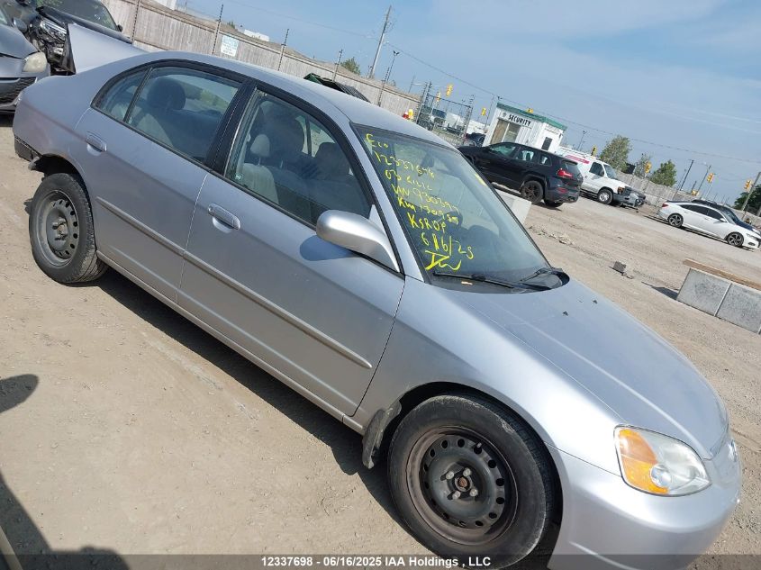 2003 Honda Civic Lx VIN: 2HGES16673H930397 Lot: 12337698