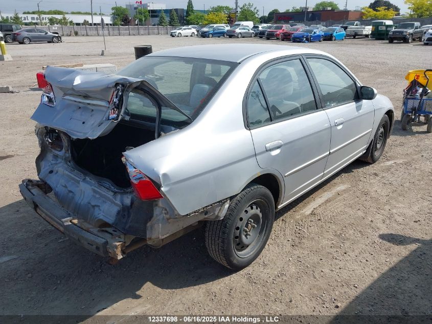 2003 Honda Civic Lx VIN: 2HGES16673H930397 Lot: 12337698