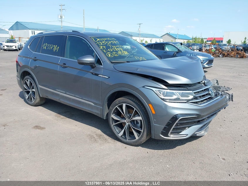 3VV4B7AX8RM129888 2024 Volkswagen Tiguan Sel R-Line Black auction photo 1