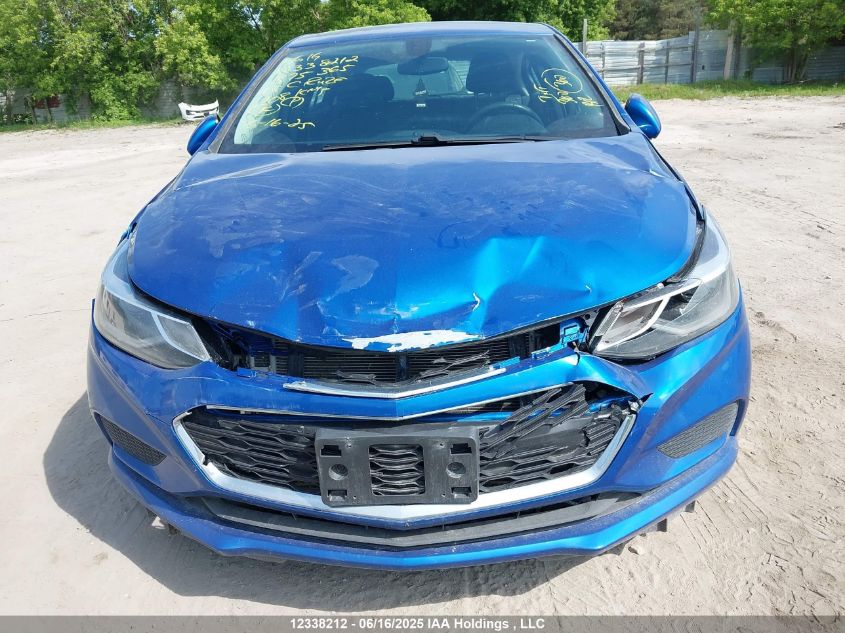 2018 Chevrolet Cruze Lt VIN: 3G1BE6SM8JS575365 Lot: 12338212